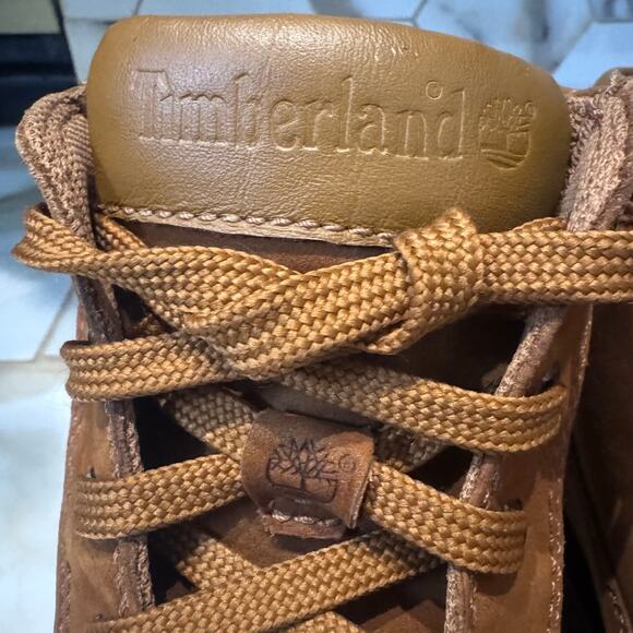 Timberland Women’s Chukka Suede Leather Lug Sole Lace Up Booties Size 7.5 - Picture 5 of 10
